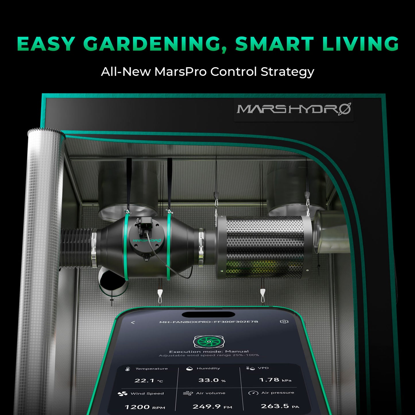 Mars Hydro iFresh 6″ (15 cm) Inline-Kanalventilator