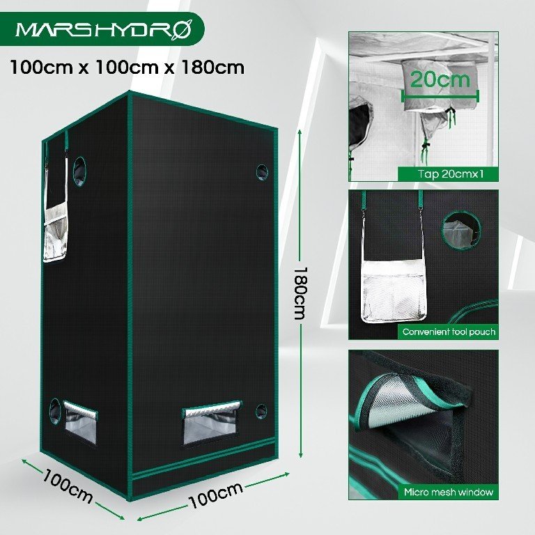 Mars Hydro 100x100x180 Grow Tent specs