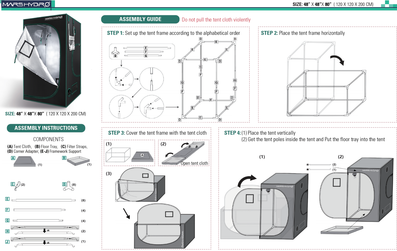 Indoor planten kweektent voor beginners en hobbykwekers