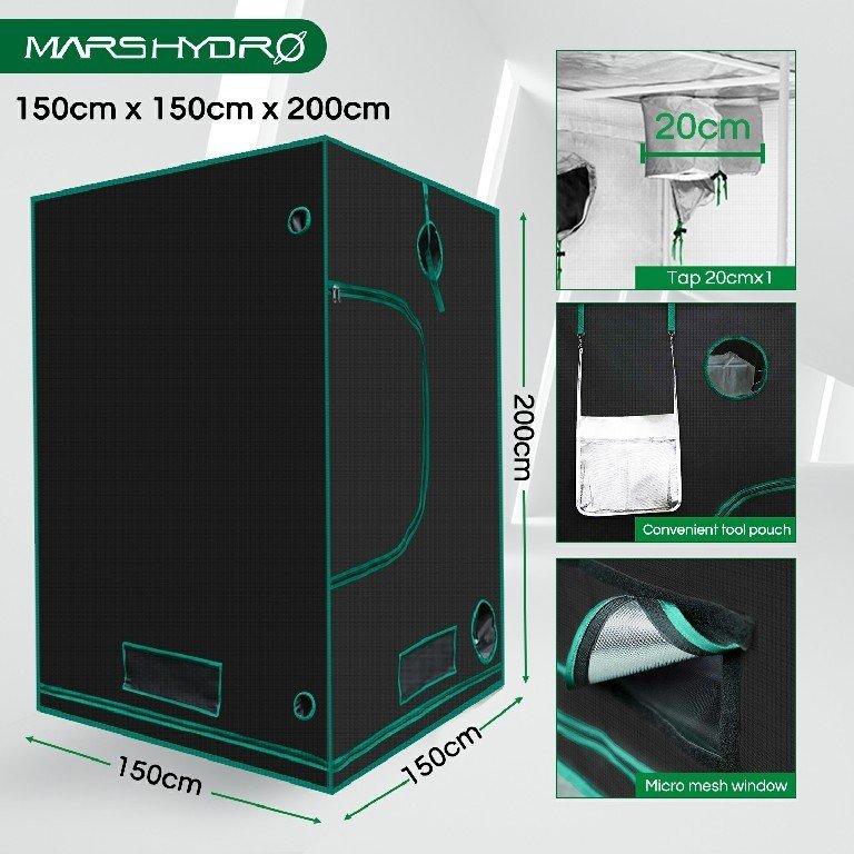 Mars Hydro 150x150x200 Grow Tent specs