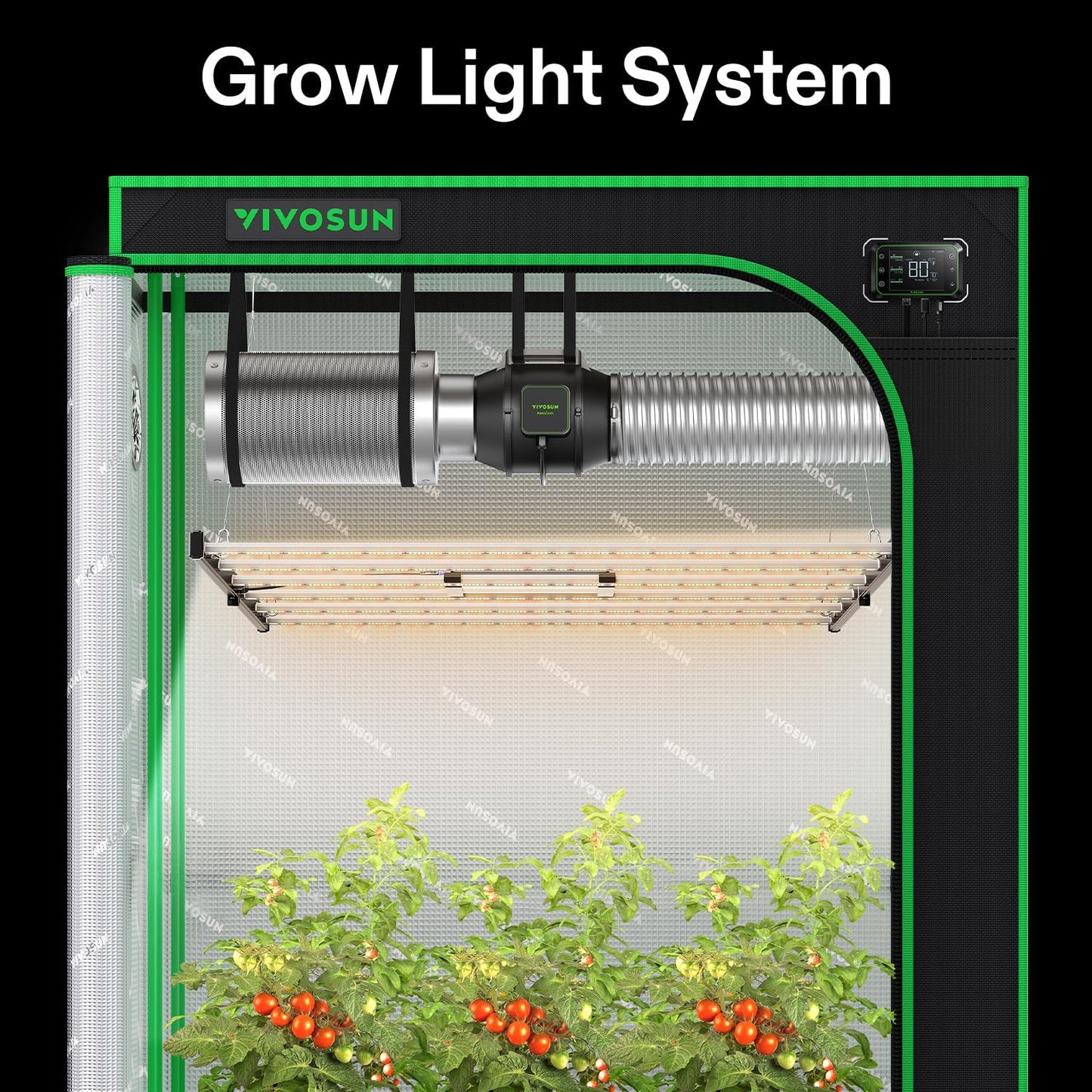 Vivosun VSFL6450 LED-Pflanzenlichtleiste 645W