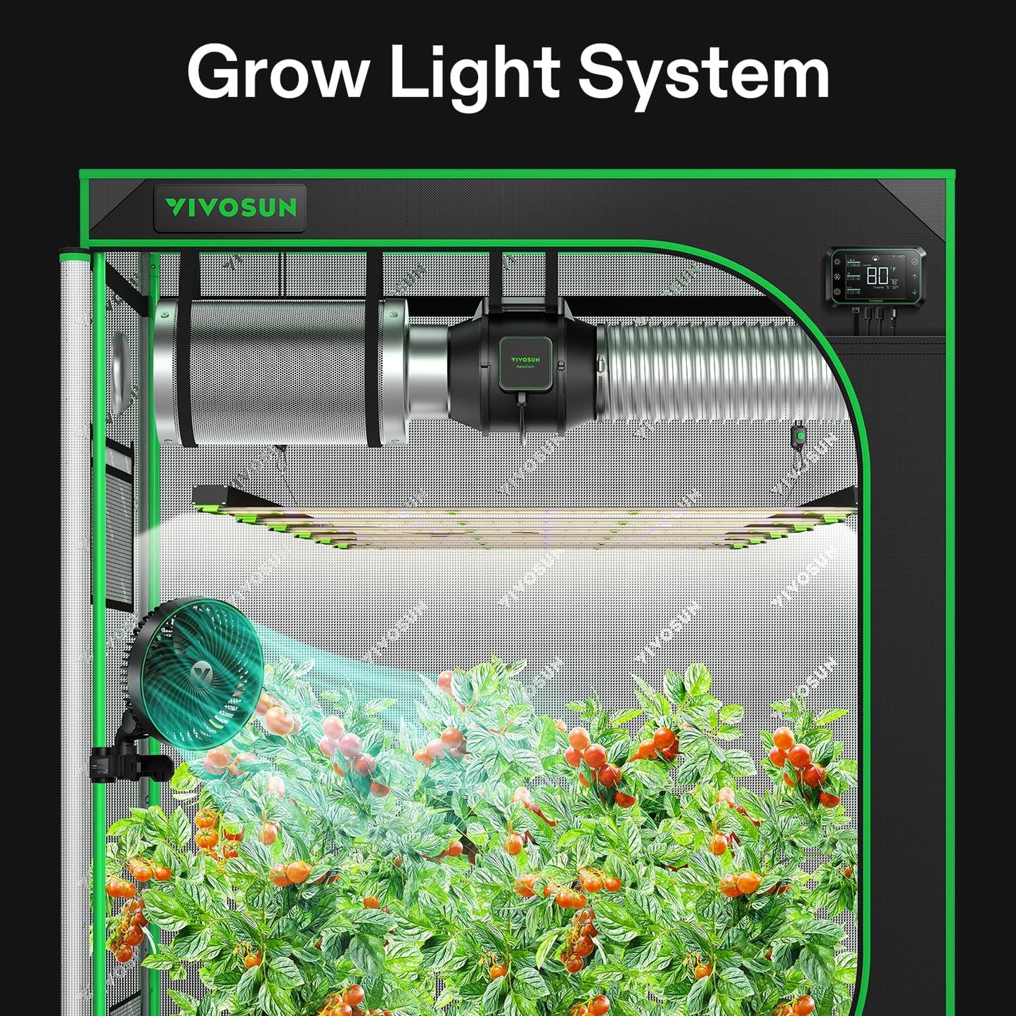 Vivosun VSFD6500 LED-Wachstumslampe 650W