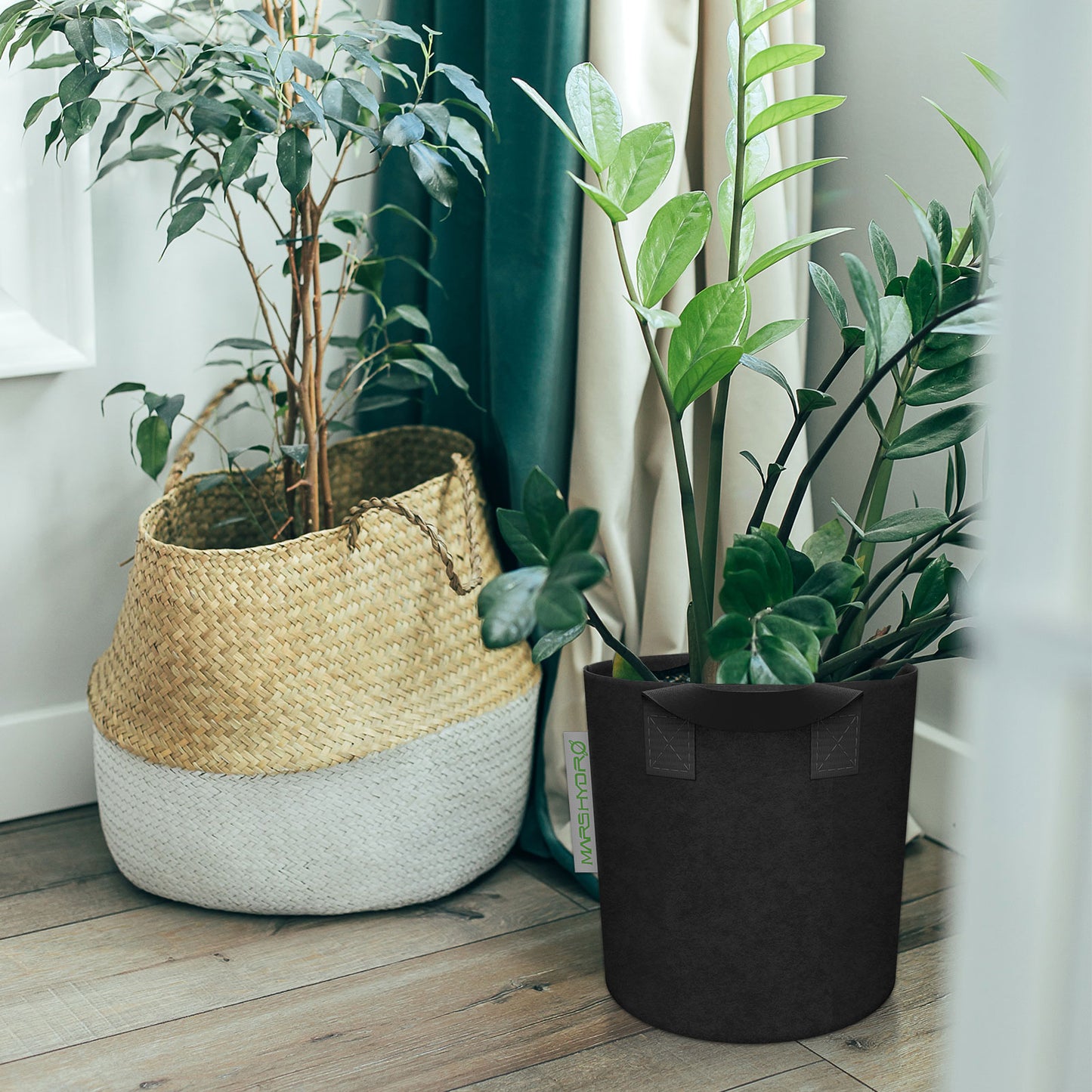 5 stuks stoffen kweekzakken voor binnenteelt en tuinbouw