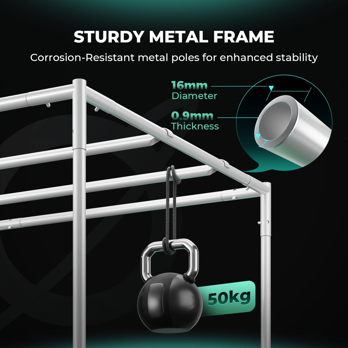 Mars Hydro 120x60x180 Grow Tent frame