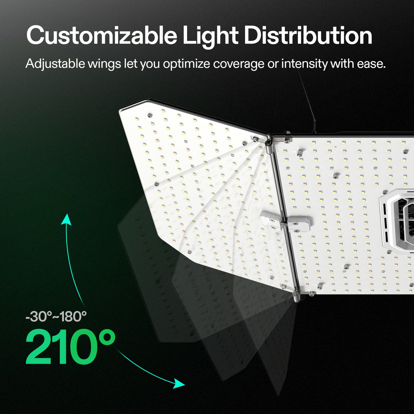 Vivosun AeroLight Wing AW200SE LED-Wachstumslampe 200W