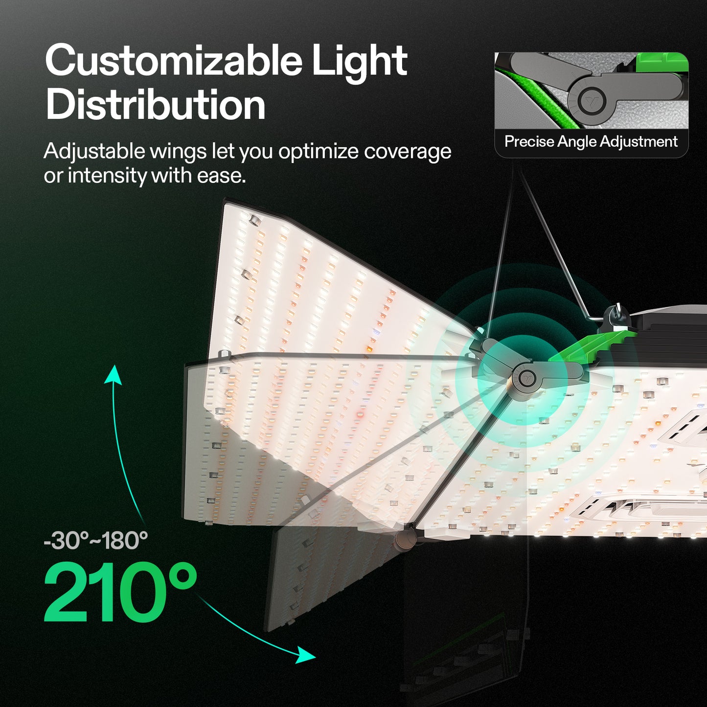 Vivosun AeroLight Wing AW400 LED-Wachstumslampe 400W