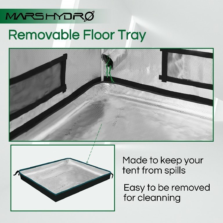 Mars Hydro 70x70x160 Grow Tent tray