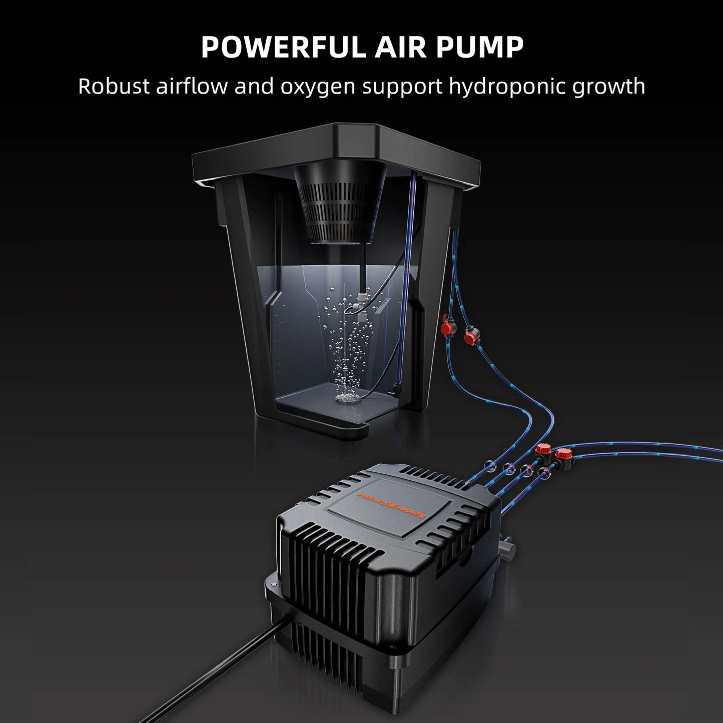 Spider Farmer DWC Hydroponics Grow System 4 Eimer