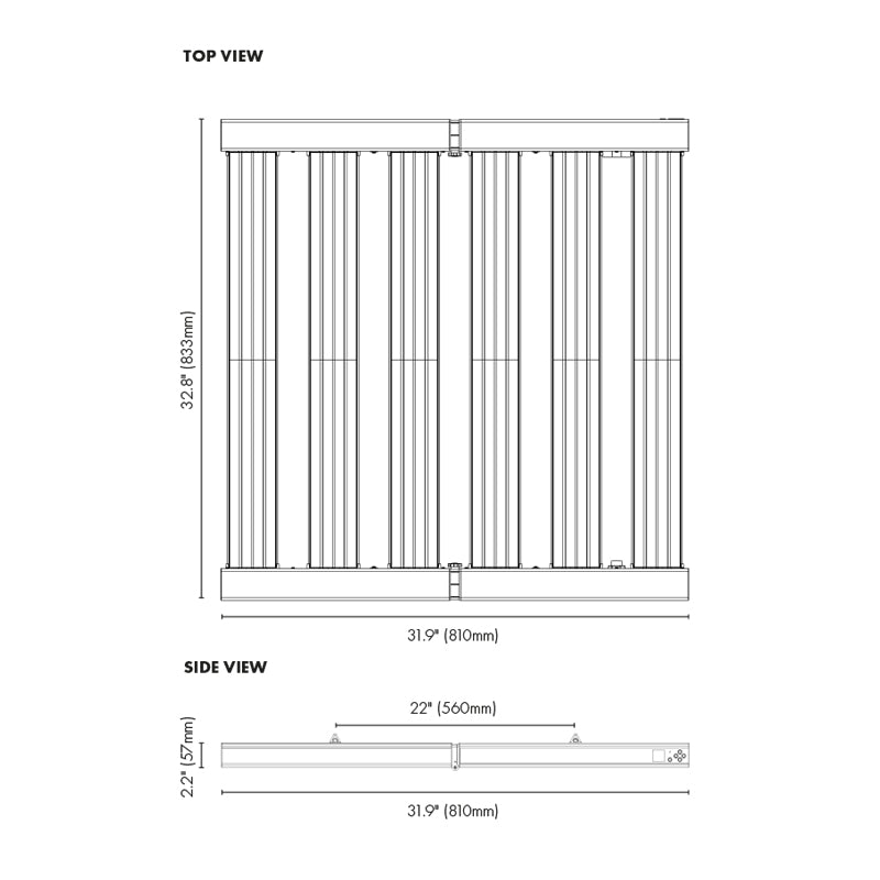 dimlux xtreme mkii ion 550w led grow light 1850 µmol/s voor binnenplanten pflanzen