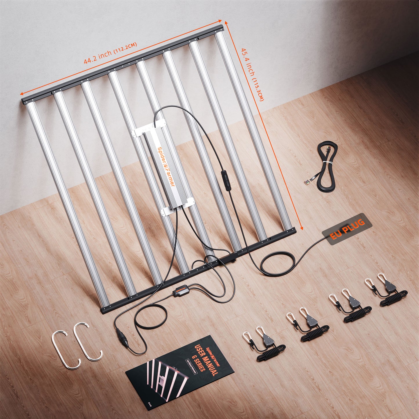 Hoogwaardige 1000W groeilamp met 2.9 µmol/J efficiëntie