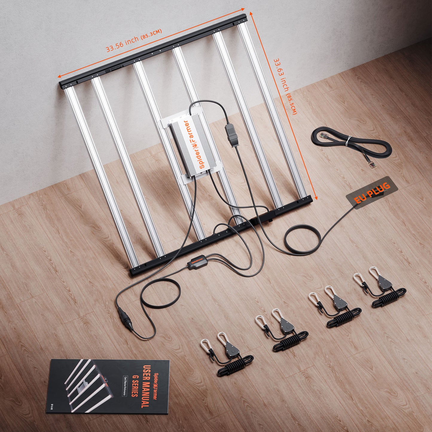 spider farmer g5000 smart grow controller led kweeklamp indoor plants