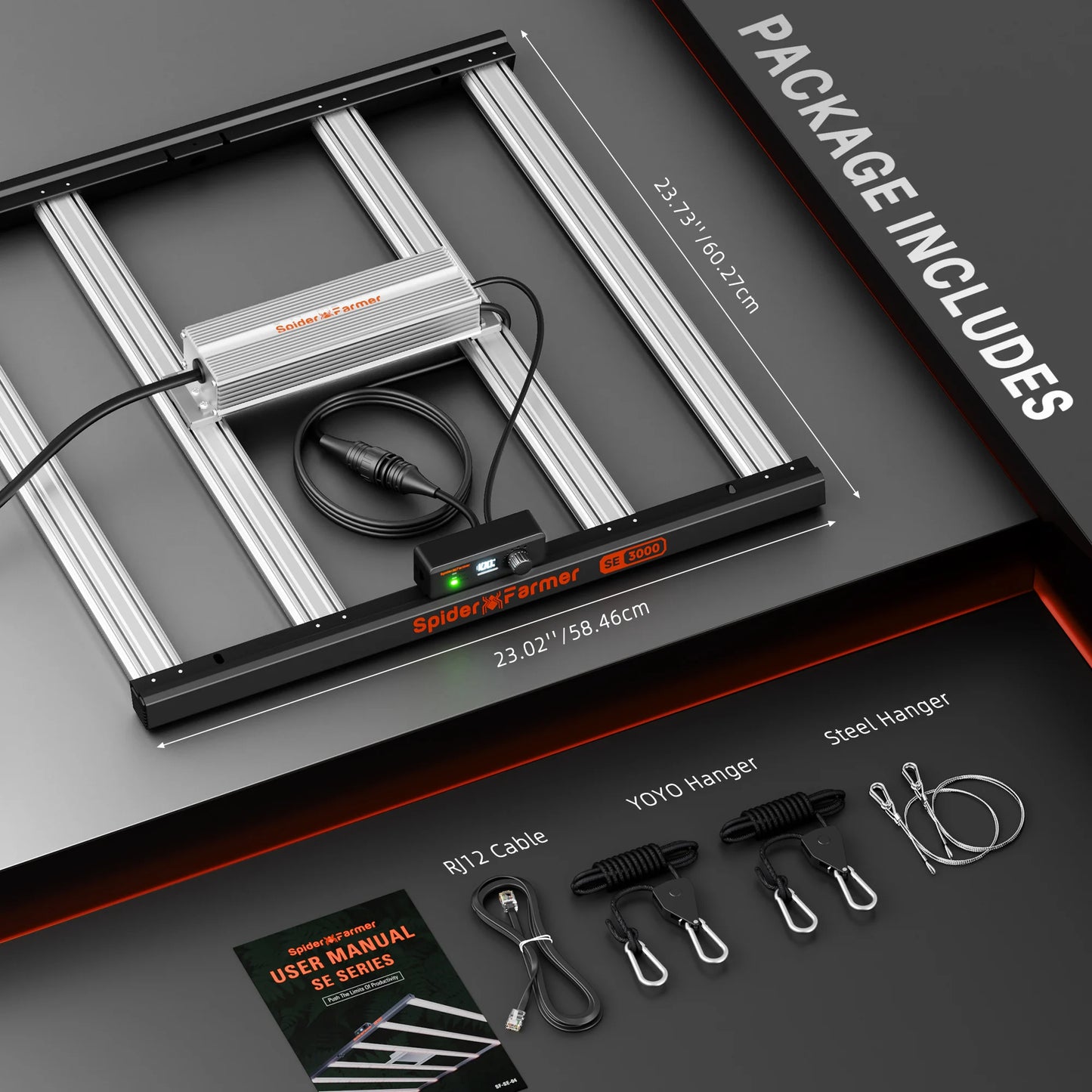 Spider Farmer SE3000 groeilamp voor optimale plantengroei