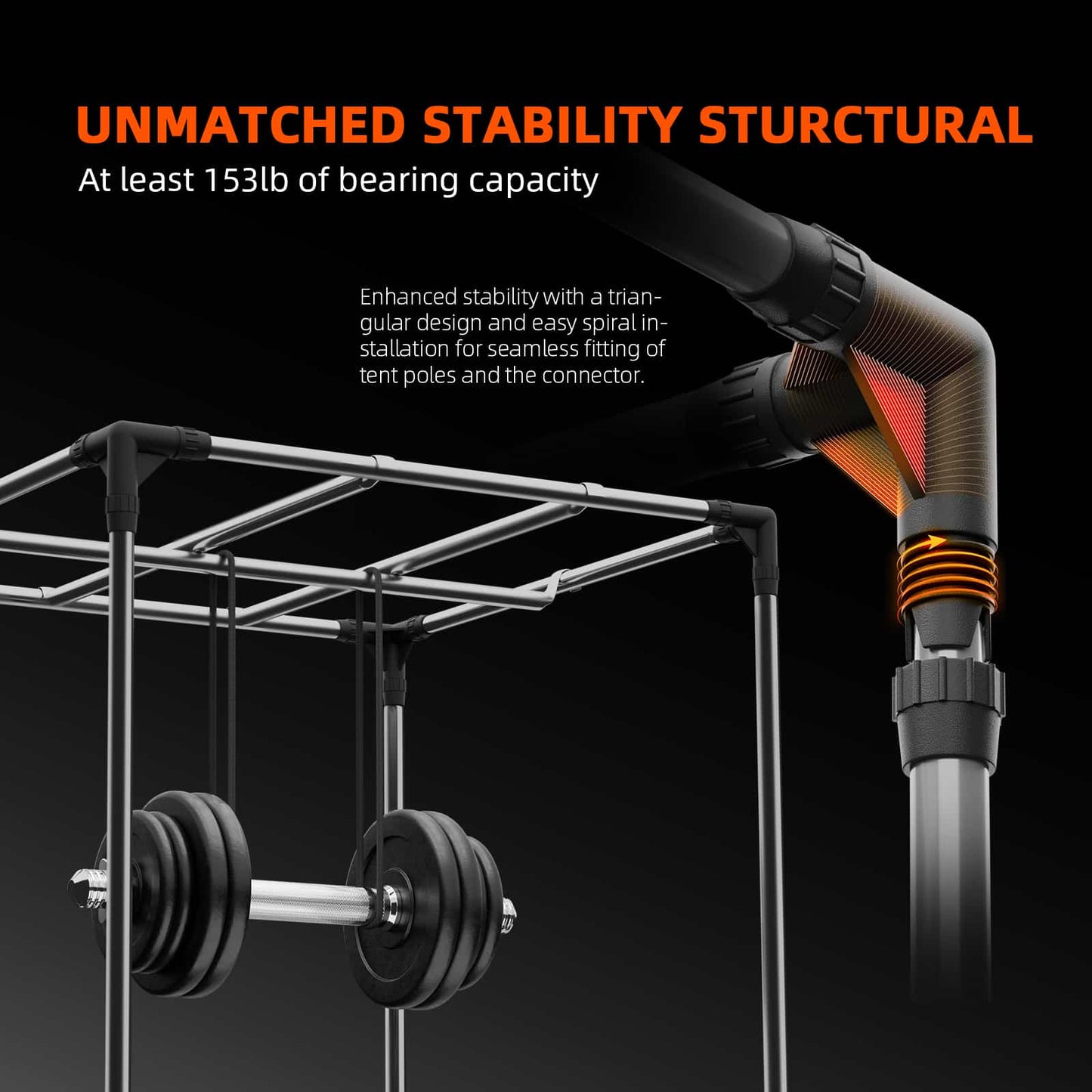 Spider Farmer SE1500 EVO tent met ventilatiesysteem voor hydroponische teelt
