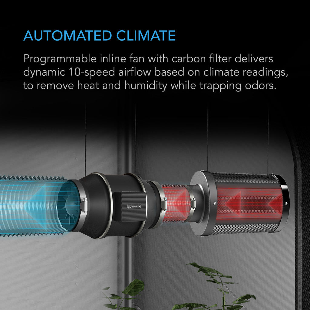 AC Infinity Advance Grow Tent Kit System PRO 120x120x200 – Komplettsystem mit WiFi-Integration
