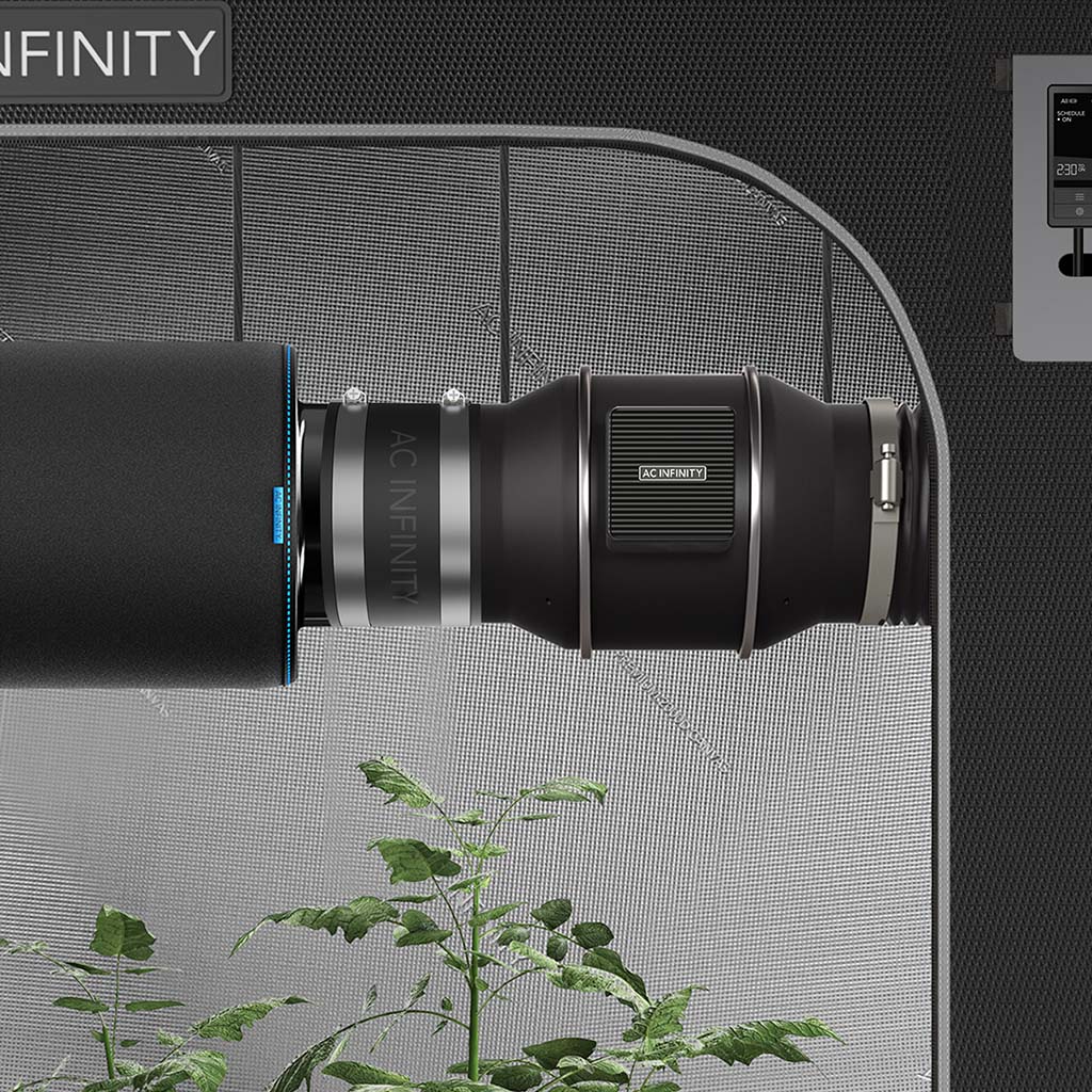 AC Infinity Geräuschreduzierungsklemme, Kanalkupplung mit Edelstahlklemmen, 100 mm/150 mm/200 mm