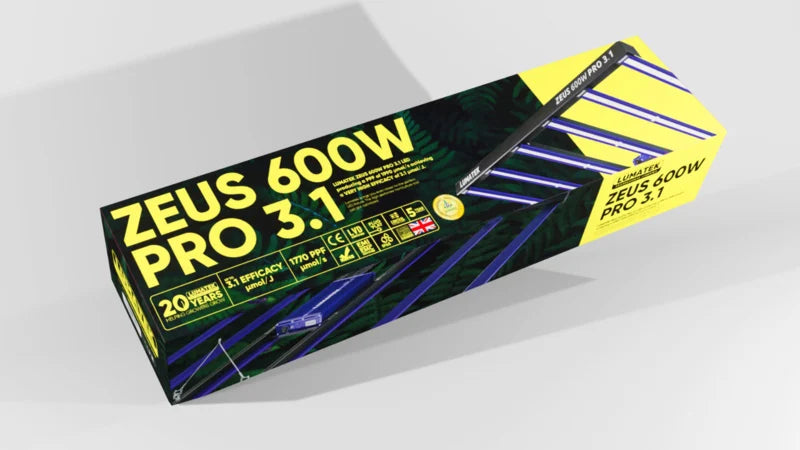 Lumatek ZEUS PRO 600 Watt 3.1 µmol/J in box