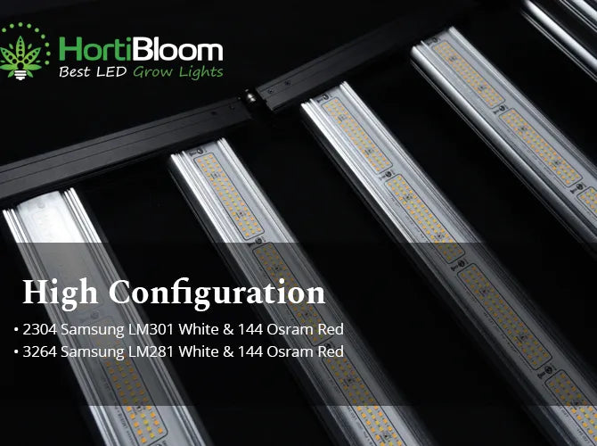 HortiBloom Mega Enfold 720W 3,2 umol/J Wachstumslicht