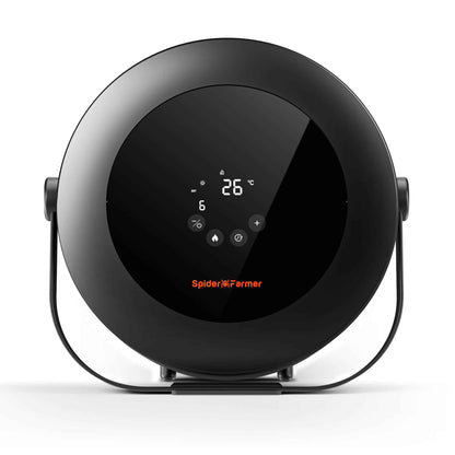 Spider Farmer 540W Kweektent Heater – Smart PTC Verwarming met 24H Timer, Dag/Nacht Modus & GGS App-Controle