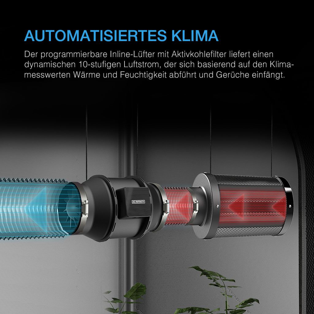 ac infinity complete grow tent system pro 120x120x200 wifi kweektent pflanzenzelt
