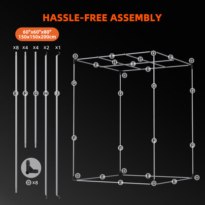 reflecterende mylar kweektent spider farmer | reflective mylar grow tent | reflektierende mylar growzelt
