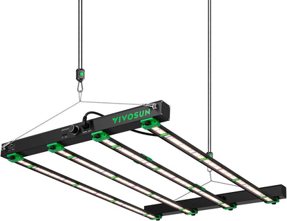 vivosun vsfd4500 dimbare led kweeklamp 450w indoor grow light