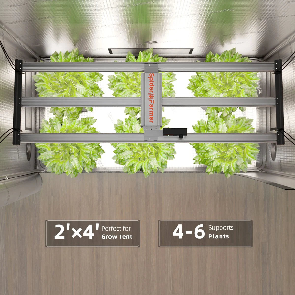 Spider Farmer G4800 2,8 µmol/J LED-Wachstumslampe