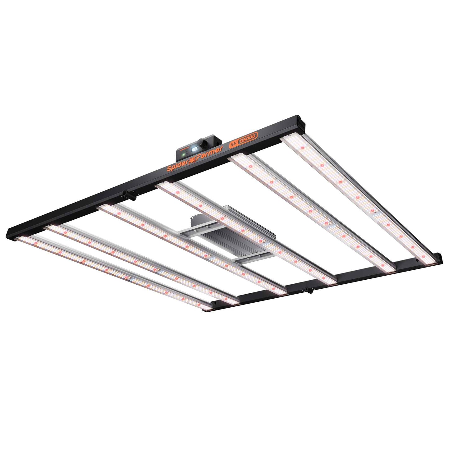 Spider Farmer G5000 480W Full Spectrum LED Kweeklamp met WiFi & Bluetooth – 120×120 cm Kweektent (2,85 µmol/J, Dimbaar)