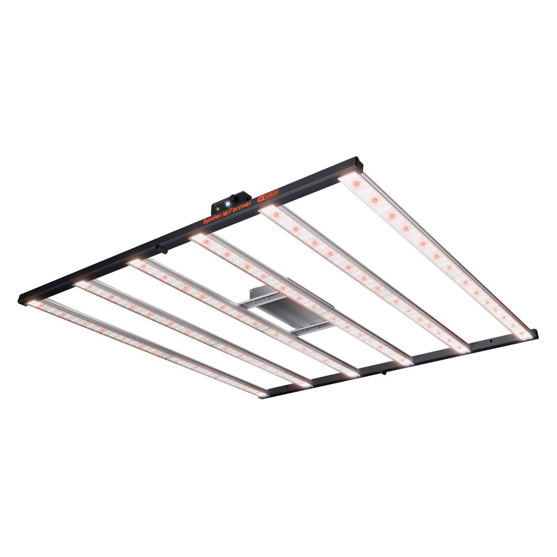 Spider Farmer G8600 800W Full Spectrum LED Kweeklamp met WiFi & Bluetooth – 2,85 µmol/J voor 120×120–150×150 cm Kweektent