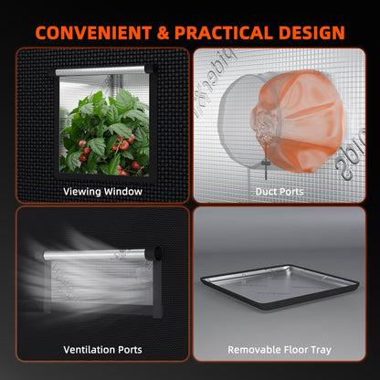 Reflecterende 1680D Spider Farmer kweektent | Reflective grow tent | Reflektierendes Growzelt