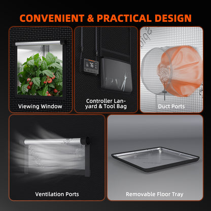 Professionele indoor kweektent van Spider Farmer | Professional indoor grow tent | Professionelles Indoor Growzelt