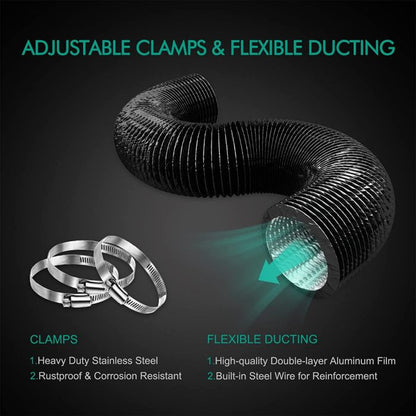 Complete indoor grow kit met tent, lamp en filter | Hydroponics Set | Indoor Anbauset