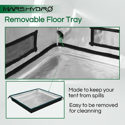Mars Hydro 70x70x160 Grow Tent tray
