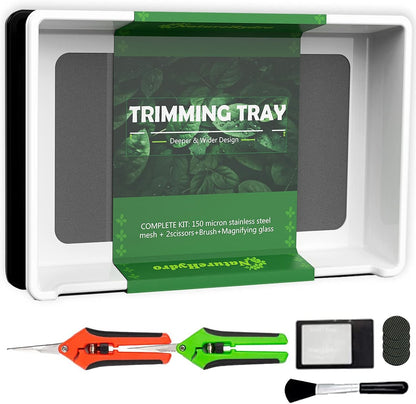 Naturehydro Trimmtablett/Schütteltablett mit Trockensiebwerkzeugen Trimmbehälter