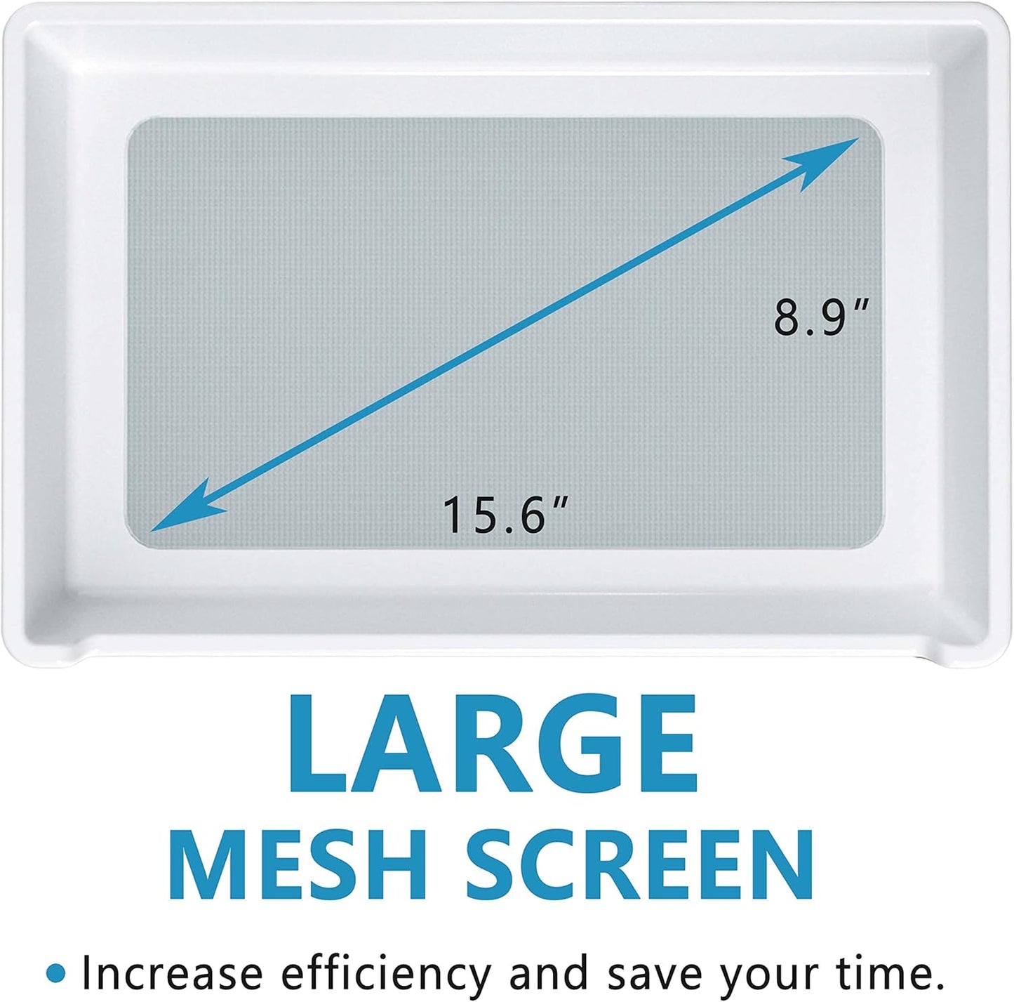 Naturehydro Trimmtablett/Schütteltablett mit Trockensiebwerkzeugen Trimmbehälter