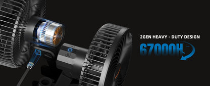 Spider Farmer clip fan met EC motor voor kweekruimte