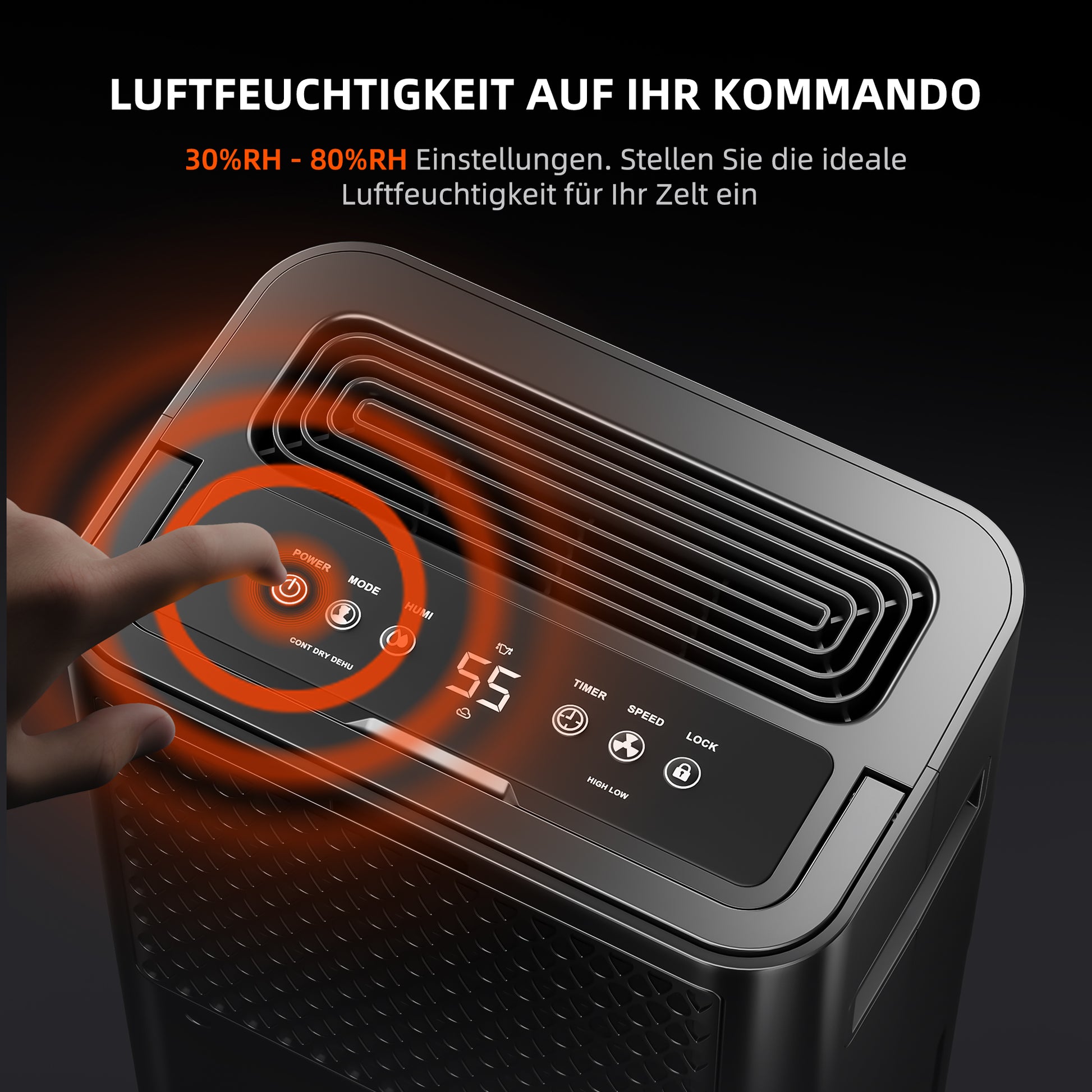 Spider Farmer ontvochtiger met RJ12 aansluiting | Spider Farmer dehumidifier with RJ12 connection | Spider Farmer Luftentfeuchter mit RJ12-Anschluss