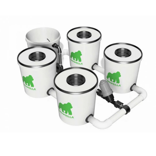 Growrilla RDWC PRO Hydroponiksystem – 4 Eimer