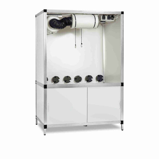 gtools bonanza clima 1m2 kweektent 2 x g-bars 170w dimbaar grow tent zelt