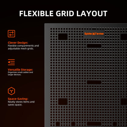 gearboard spider farmer stalen plaat – grow tent organizer – Stahlplatte Growbox