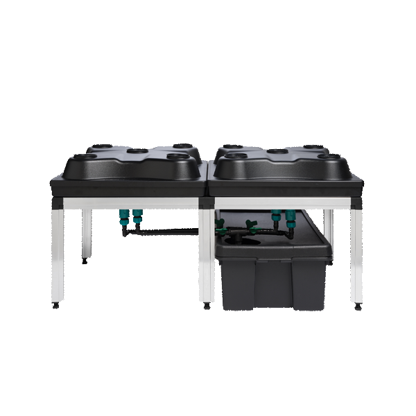 gtools bonanza clima 1m2 dimbare led kweeklamp 2 x g-bars 170w grow light