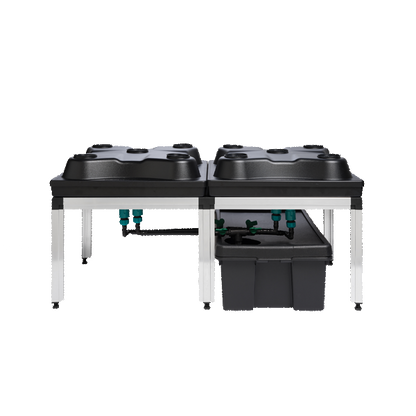 gtools bonanza clima 1m2 dimbare led kweeklamp 2 x g-bars 170w grow light