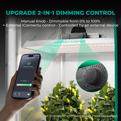 tsw 2000 full spectrum kweeklamp voor kweektent | full spectrum grow light | vollspektrum led