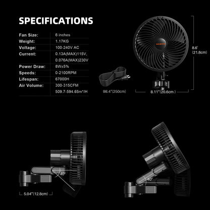 Spider Farmer G8600 Geautomatiseerde Complete Grow Tent Kit – 150×150×200 cm Tent + 800W LED + 6” Ventilatie + Clipfan + GGS App Controller