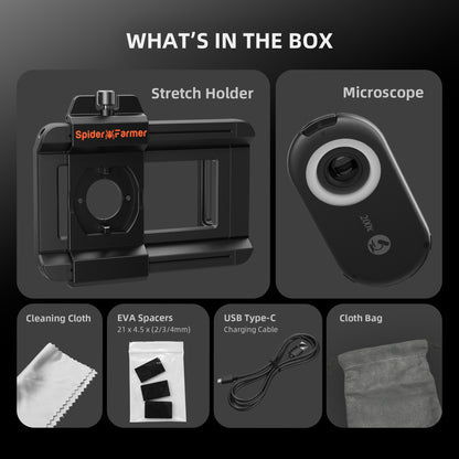Trichomen microscoop lens voor cannabis en planten