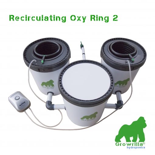 Growrilla RDWC Hydroponic Systems Oxy Ring 2 Buckets