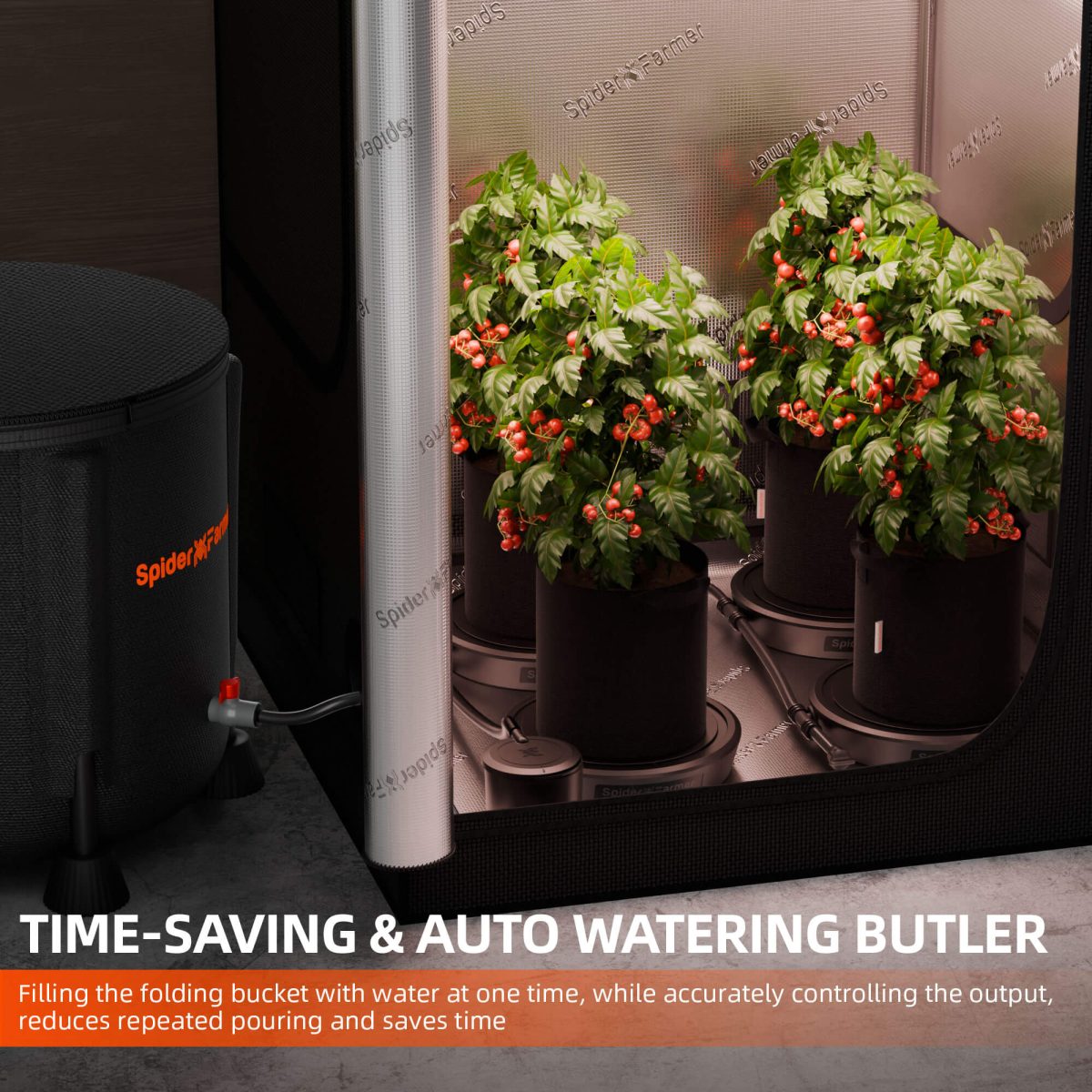 bewateringssysteem voor kweektent – zelf water kit 4 – Bewässerungsanlage Growbox
