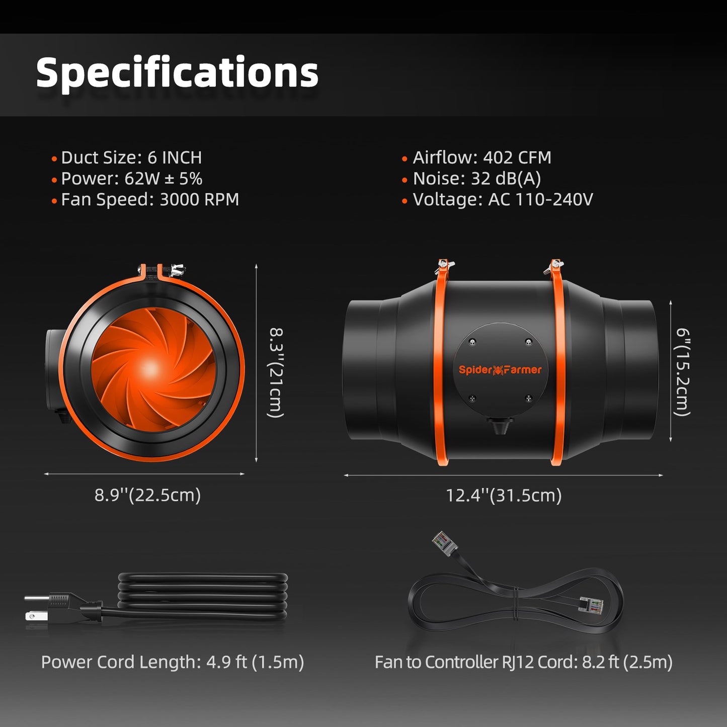 spider farmer se5000 evo hoge opbrengst kit | high yield se5000 evo grow kit | hoher ertrag se5000 evo set