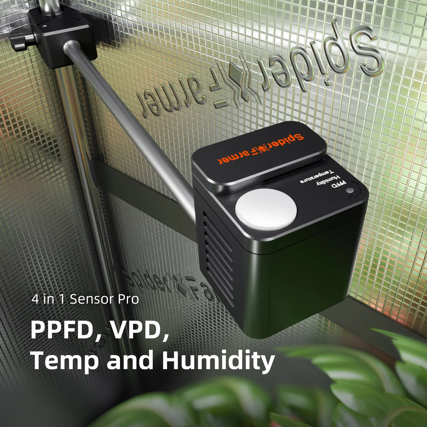 Spider Farmer Genius Grow System Sensor Pro, CO2-Sensor und PPFD-Sensor