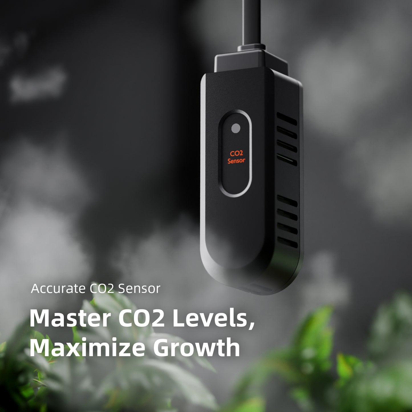Spider Farmer Sensor Pro 3-in-1 + CO₂ sensor | PPFD PAR Monitoring for Grow Lights | VPD- und Klimasensor für Growboxen