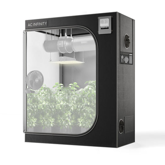 AC Infinity CLOUDLAB 642 – Advance Growzelt 4x2, 2000D Diamond Mylar Canvas, 120 cm x 60 cm x 180 cm